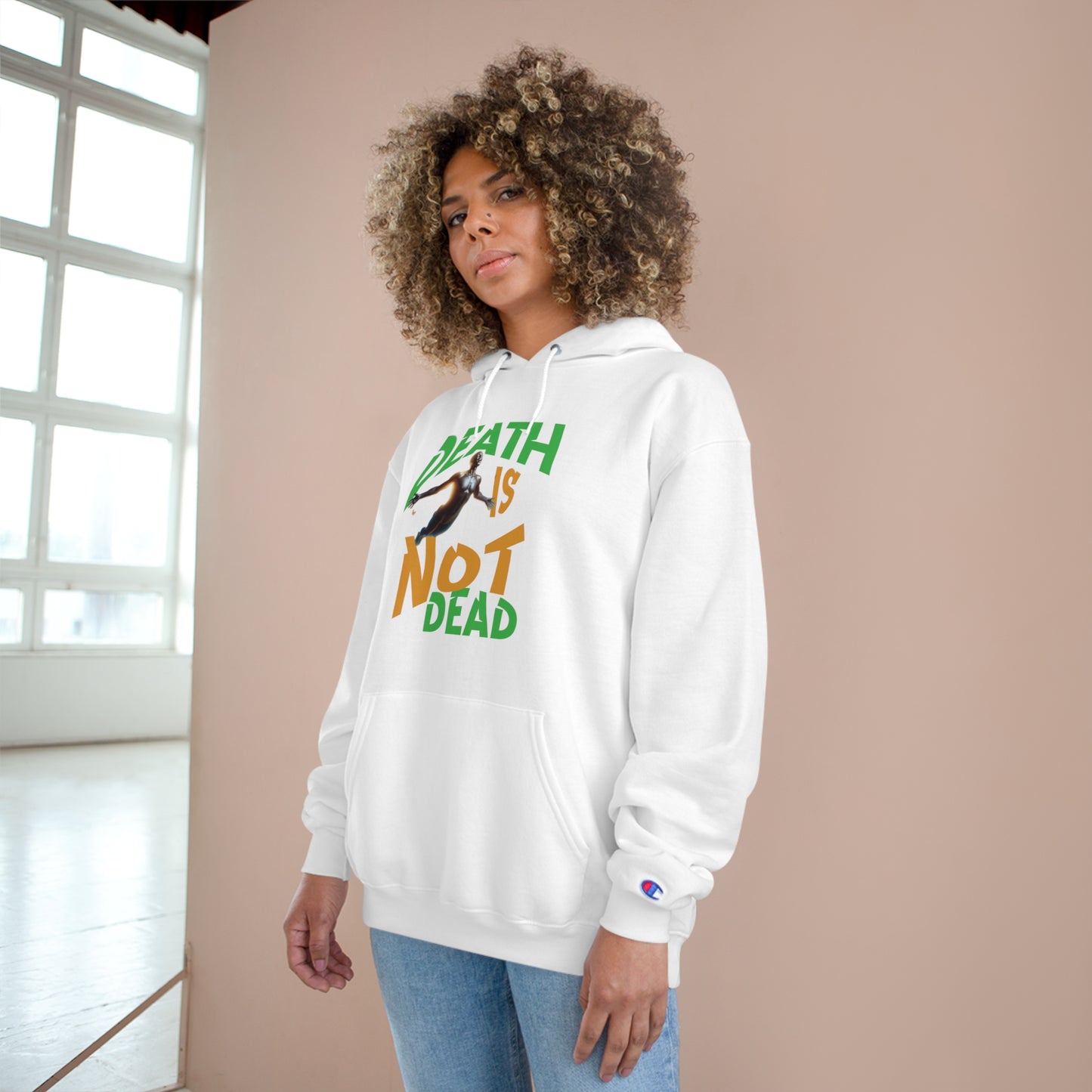 Death Is Not Dead Unisex Champion Hoodie
