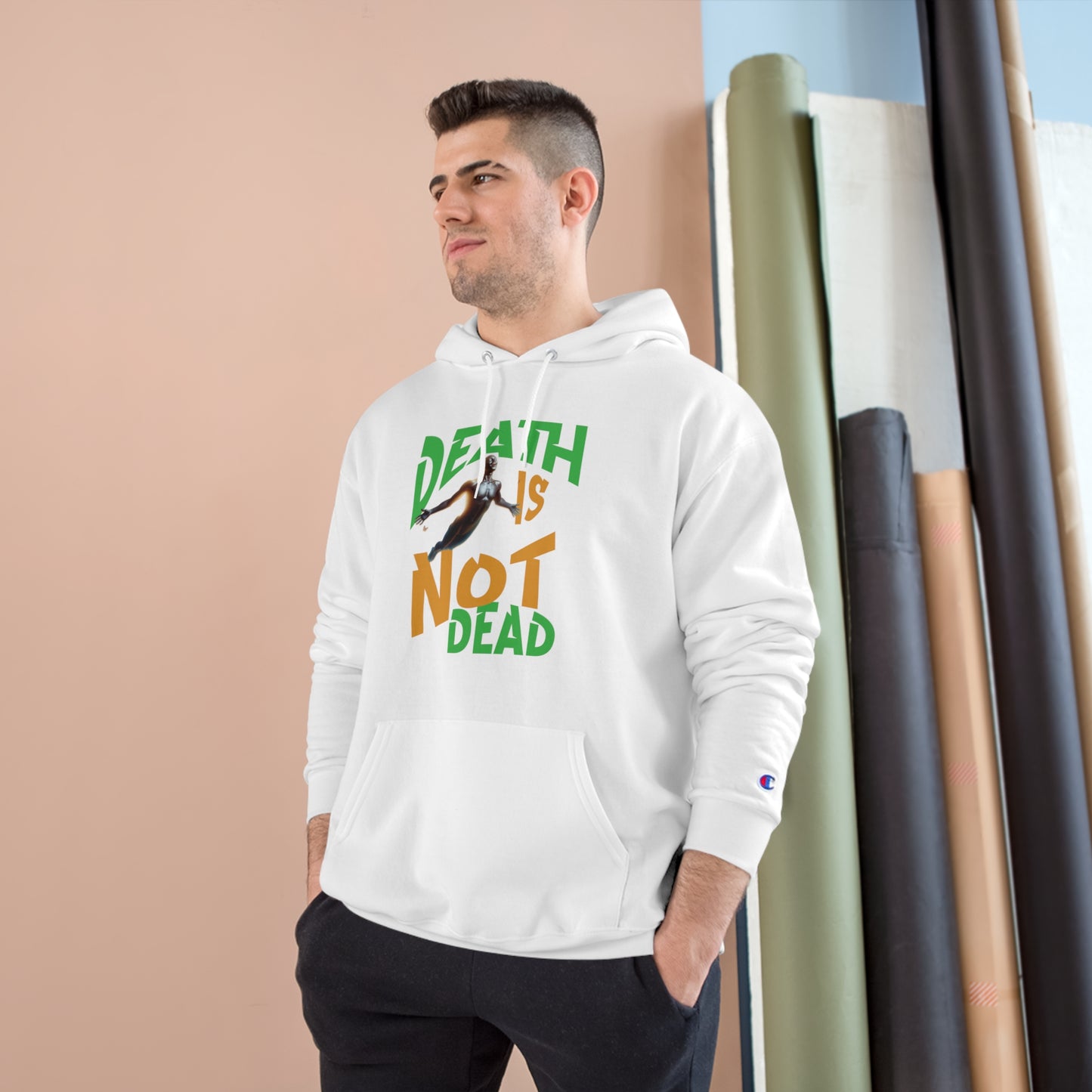 Death Is Not Dead Unisex Champion Hoodie
