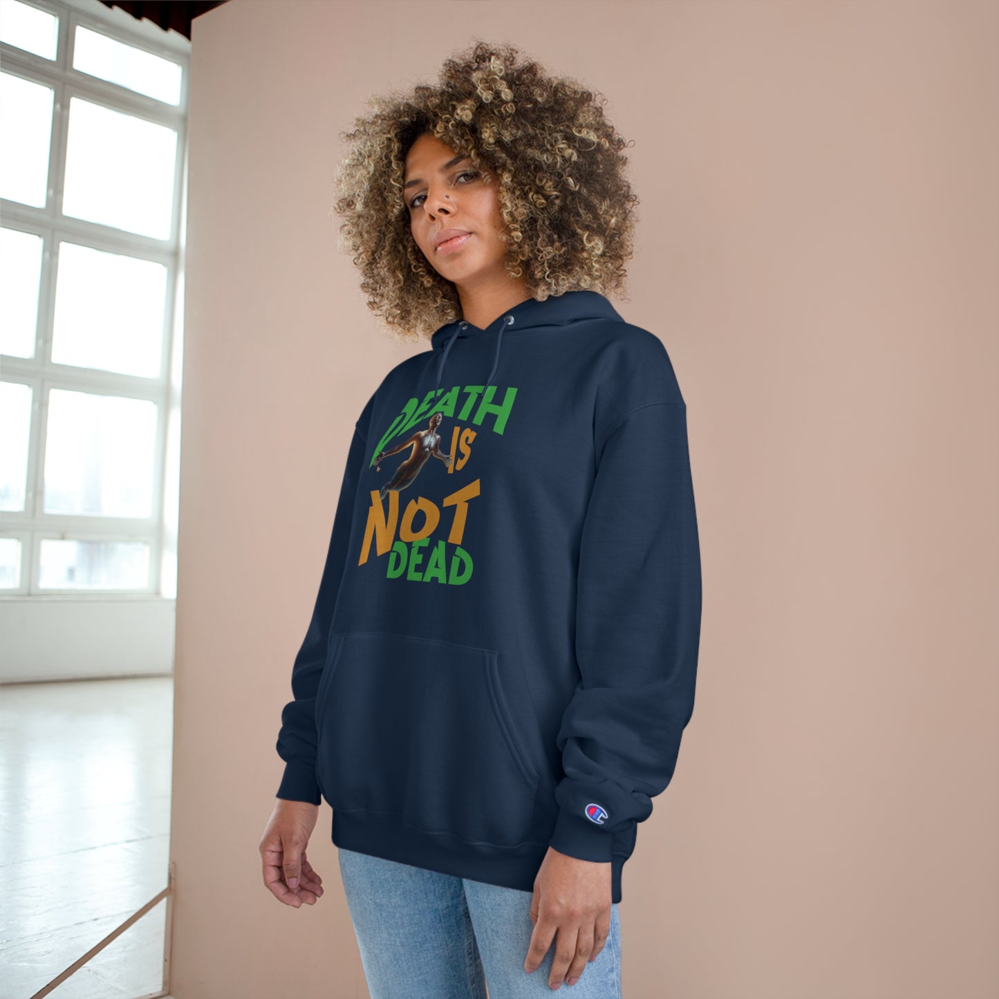 Death Is Not Dead Unisex Champion Hoodie