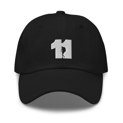 Man Thru 11White Icon Dad Hat