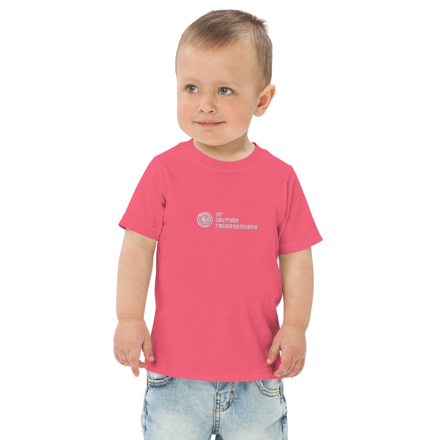 Don't Change My Vision Toddler Jersey T-shirt