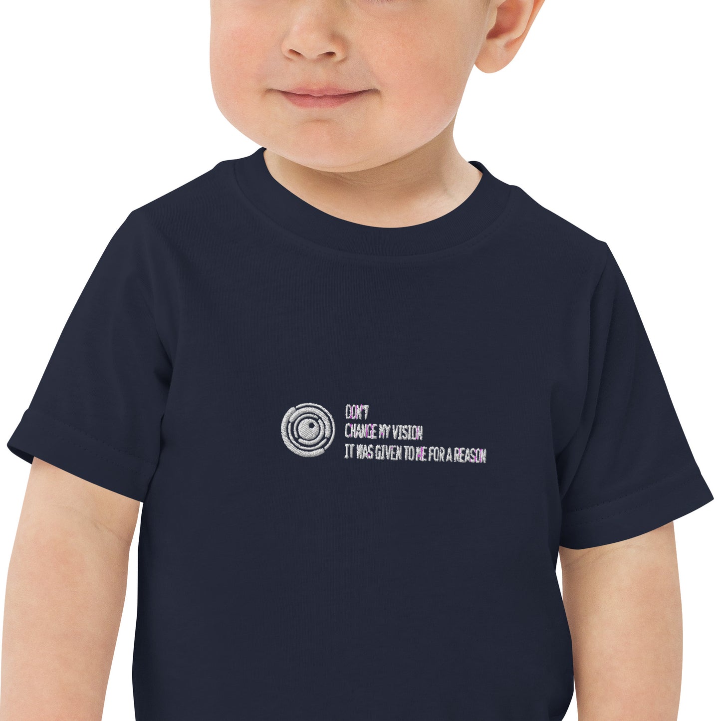 Don't Change My Vision Toddler Jersey T-shirt