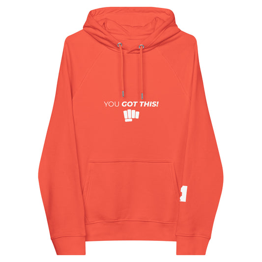 You Got This Unisex Eco Raglan Hoodie