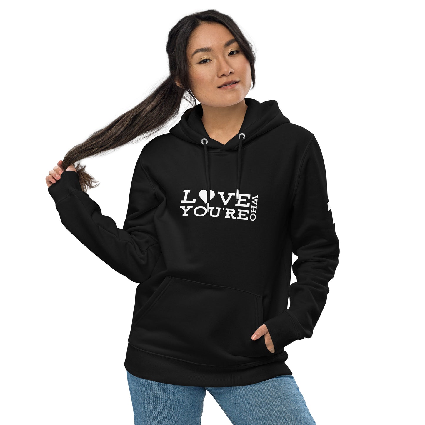 Love Who You Are Unisex Essential Eco Hoodie