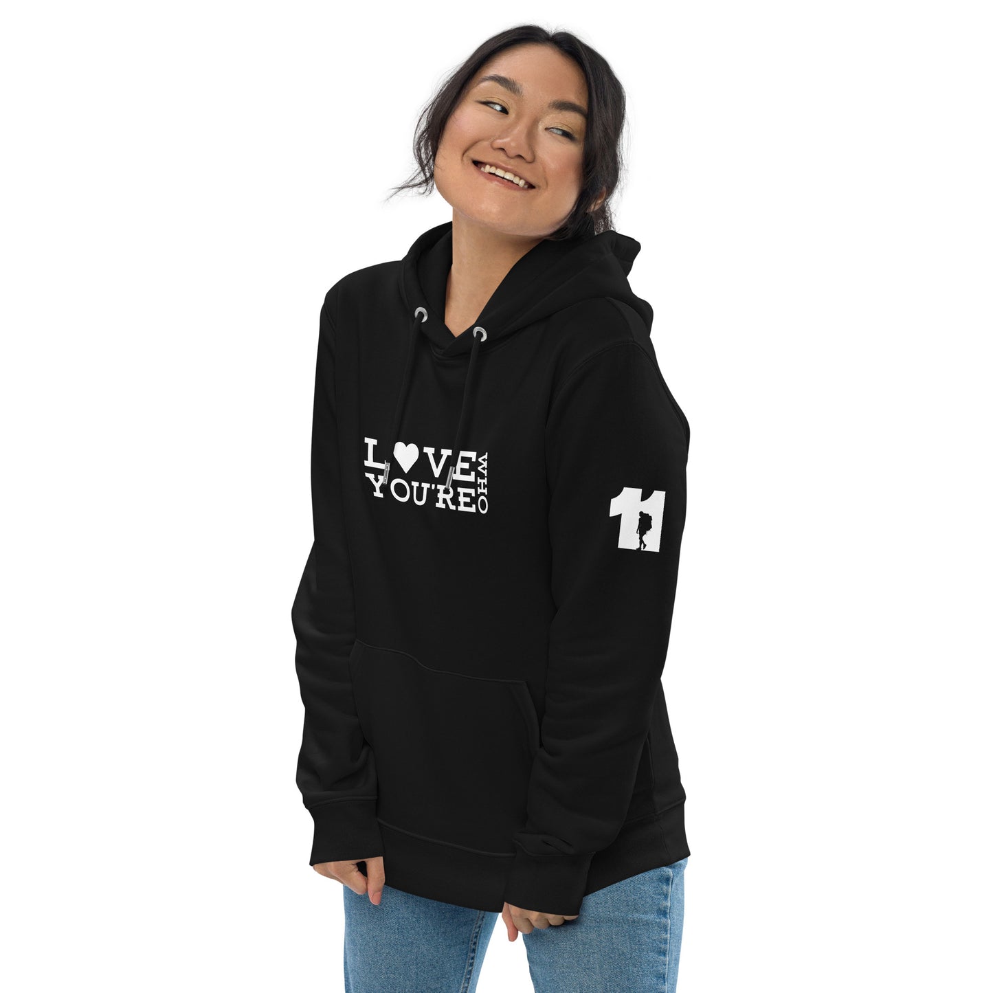 Love Who You Are Unisex Essential Eco Hoodie