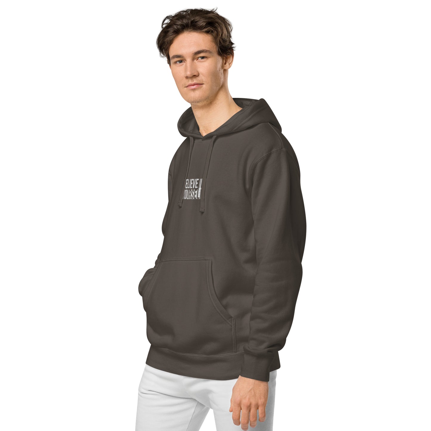 Believe In Yourself Unisex Pigment Dyed Hoodie