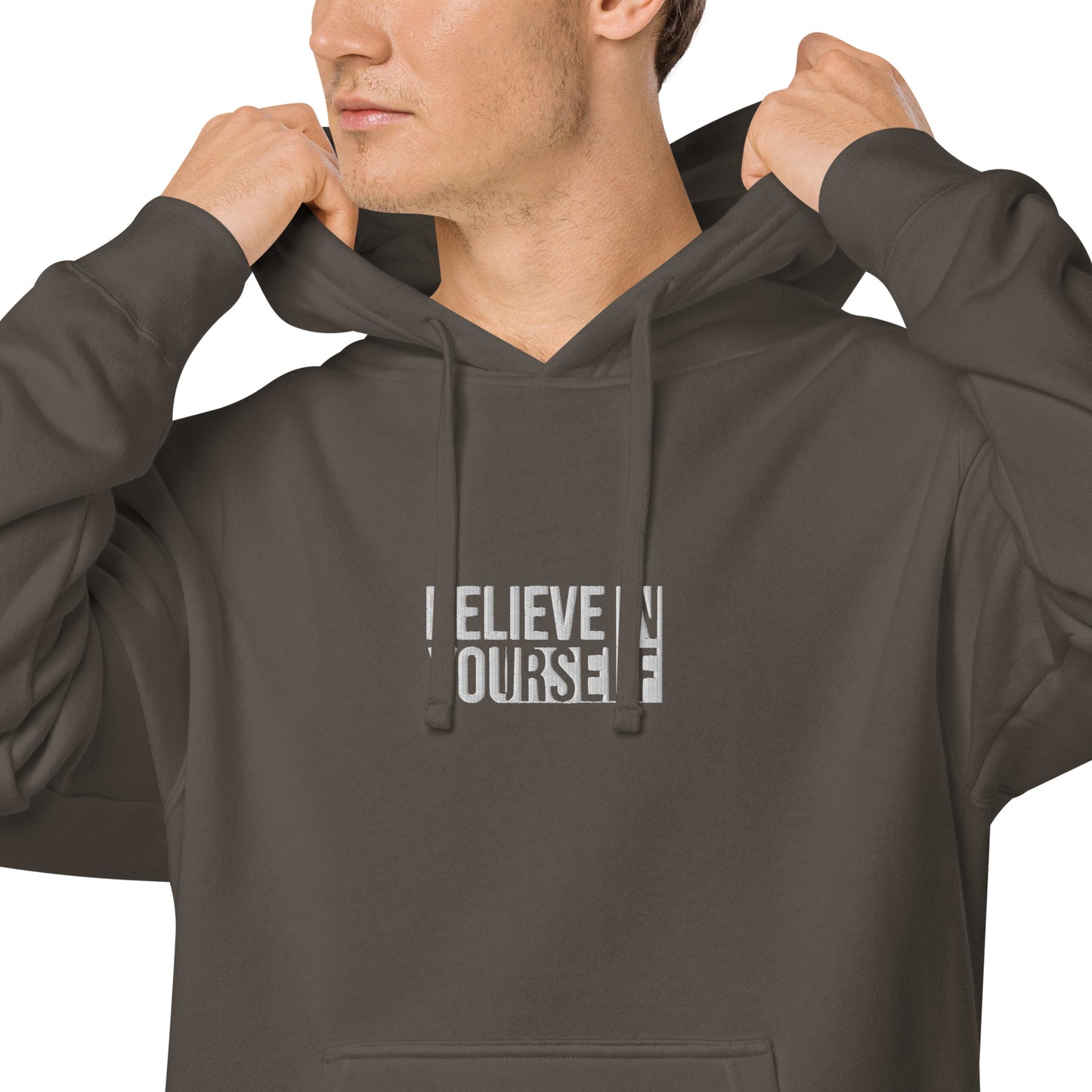 Believe In Yourself Unisex Pigment Dyed Hoodie