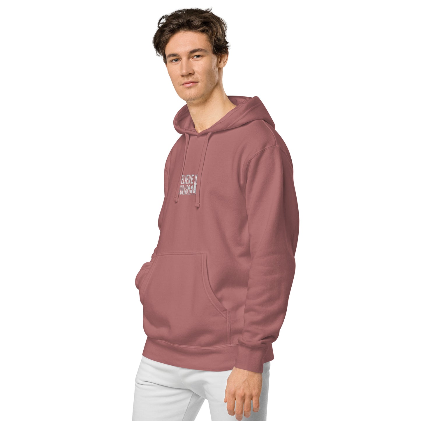 Believe In Yourself Unisex Pigment Dyed Hoodie