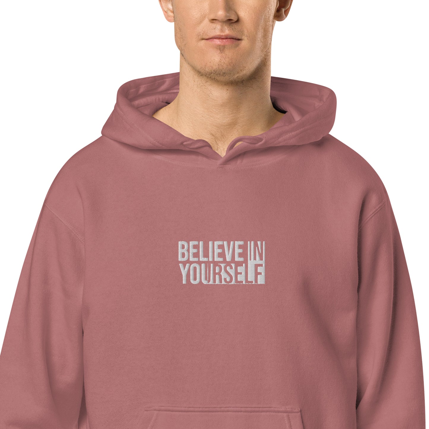 Believe In Yourself Unisex Pigment Dyed Hoodie