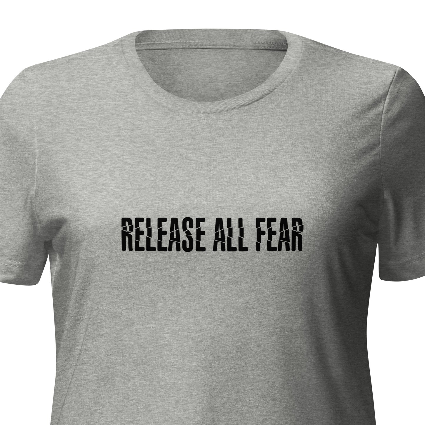 Release All Fear - Women’s relaxed tri-blend t-shirt