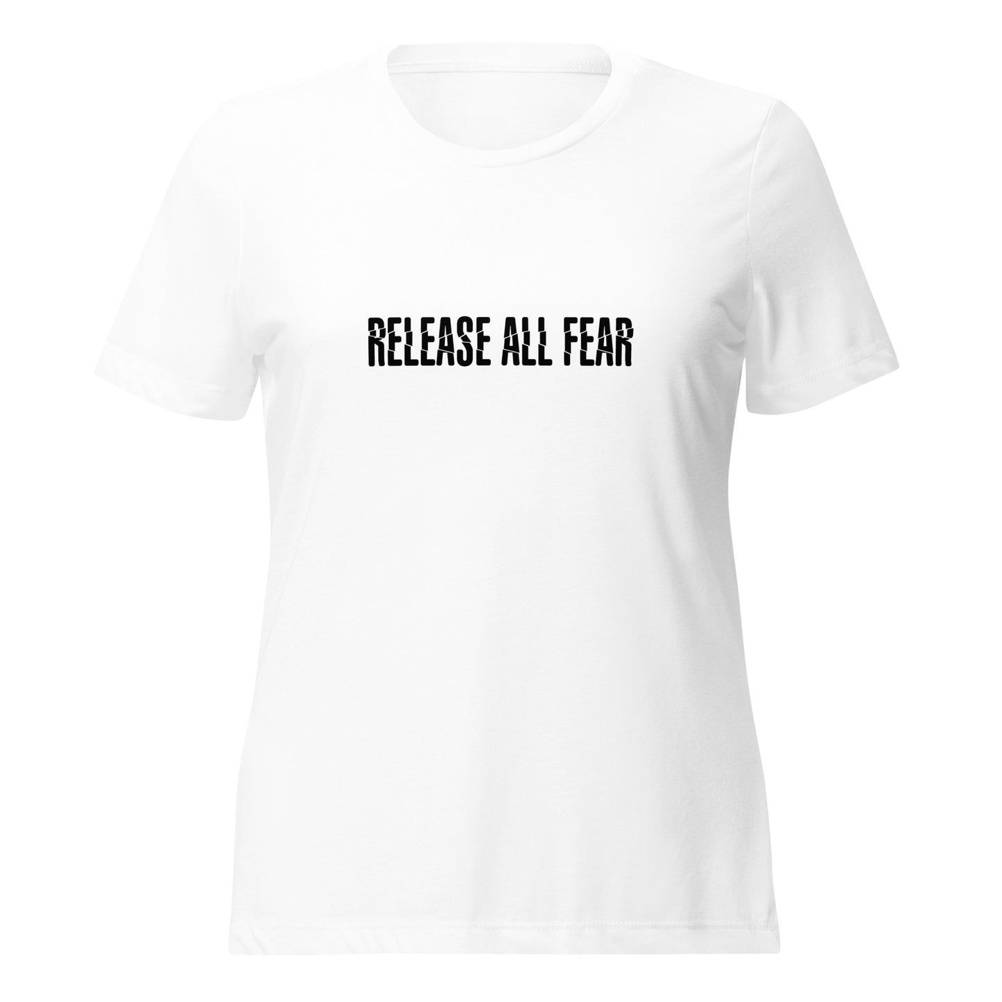 Release All Fear - Women’s relaxed tri-blend t-shirt